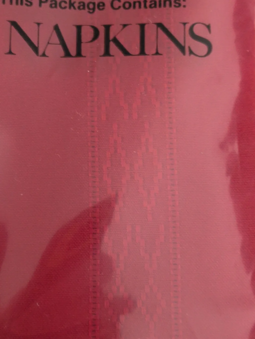 Red Dinner Napkins